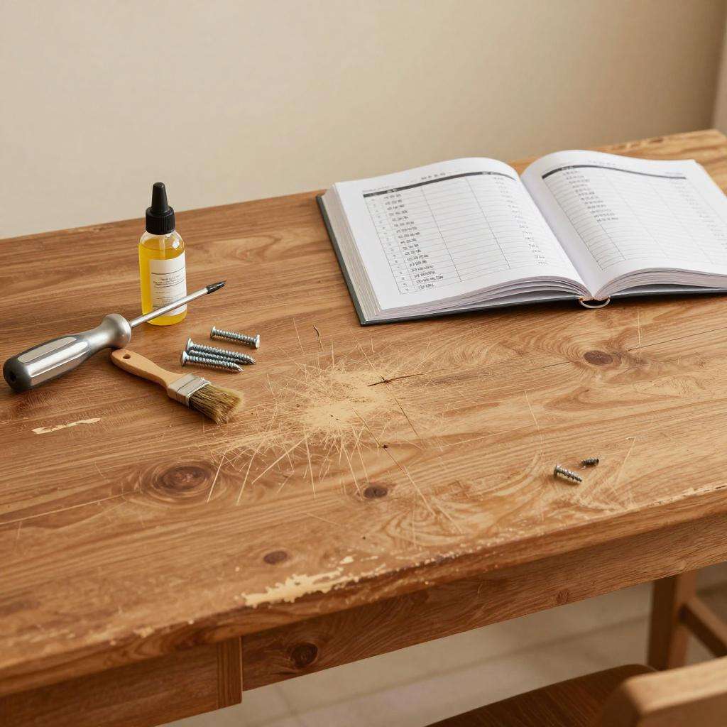 文章家具维修不贵，一看价格表便知真相