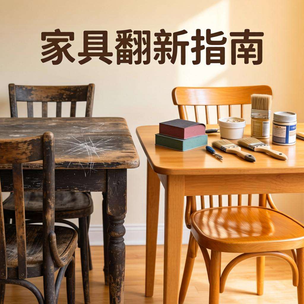 家具翻新指南：简单步骤让旧家具焕然一新