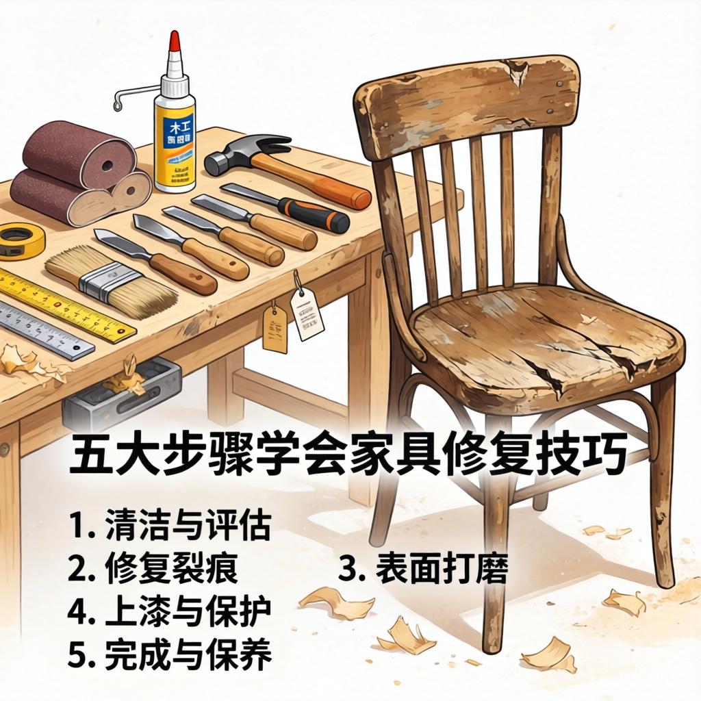 五大步骤学会家具修复技巧，轻松让旧家具焕新颜