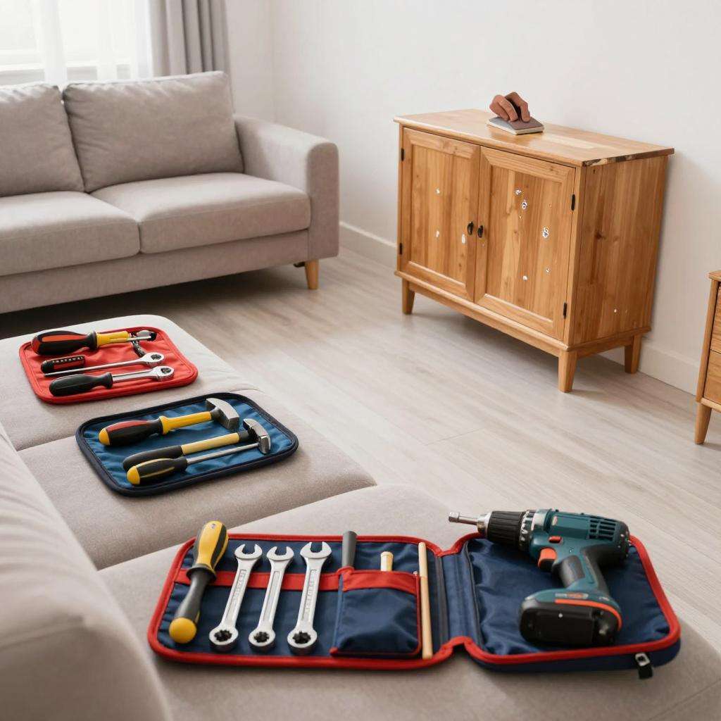 轻松解决刮痕松动问题：家具维修实用技巧指南第一张图