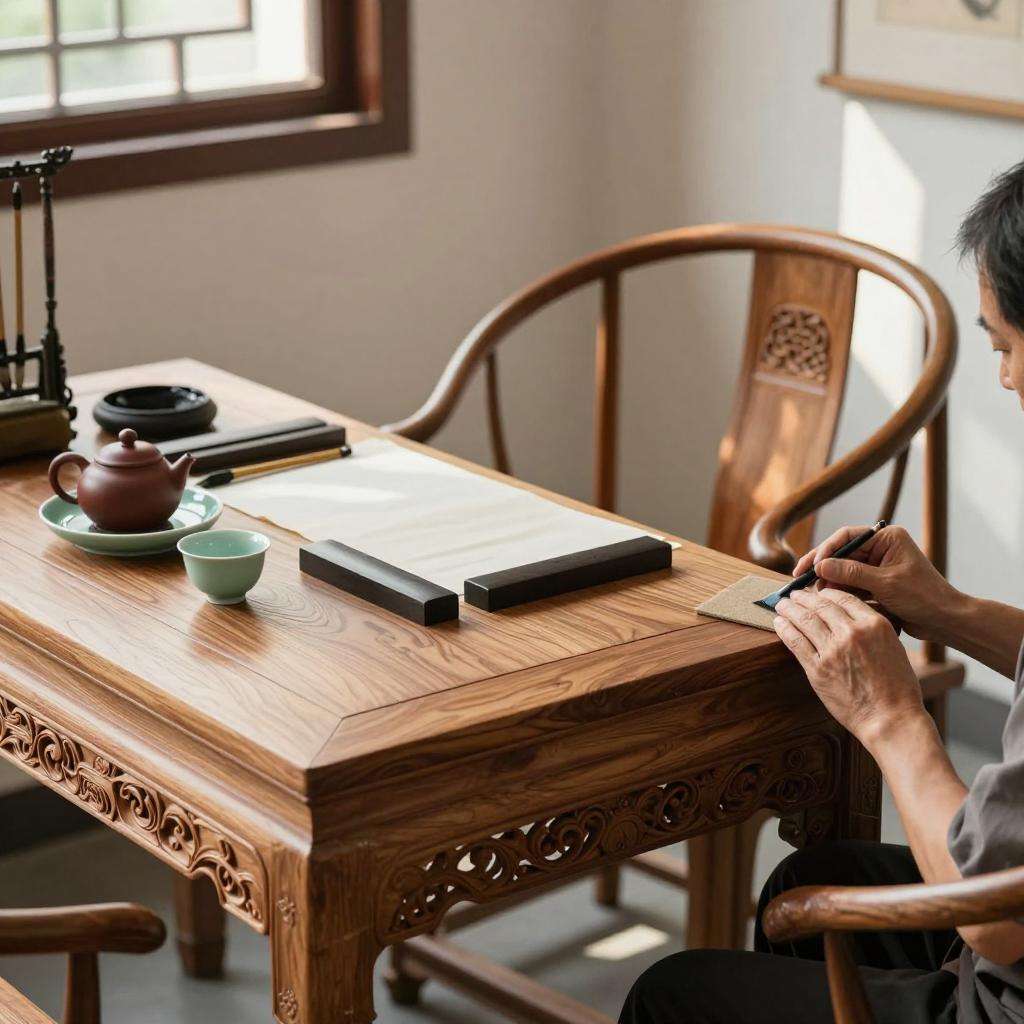 非遗展示馆桌椅定制：匠心独运，传统与现代的交融第一张图