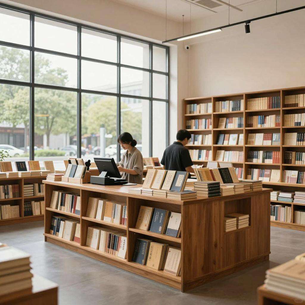 金汇镇特色书店：个性化古籍收银台设计