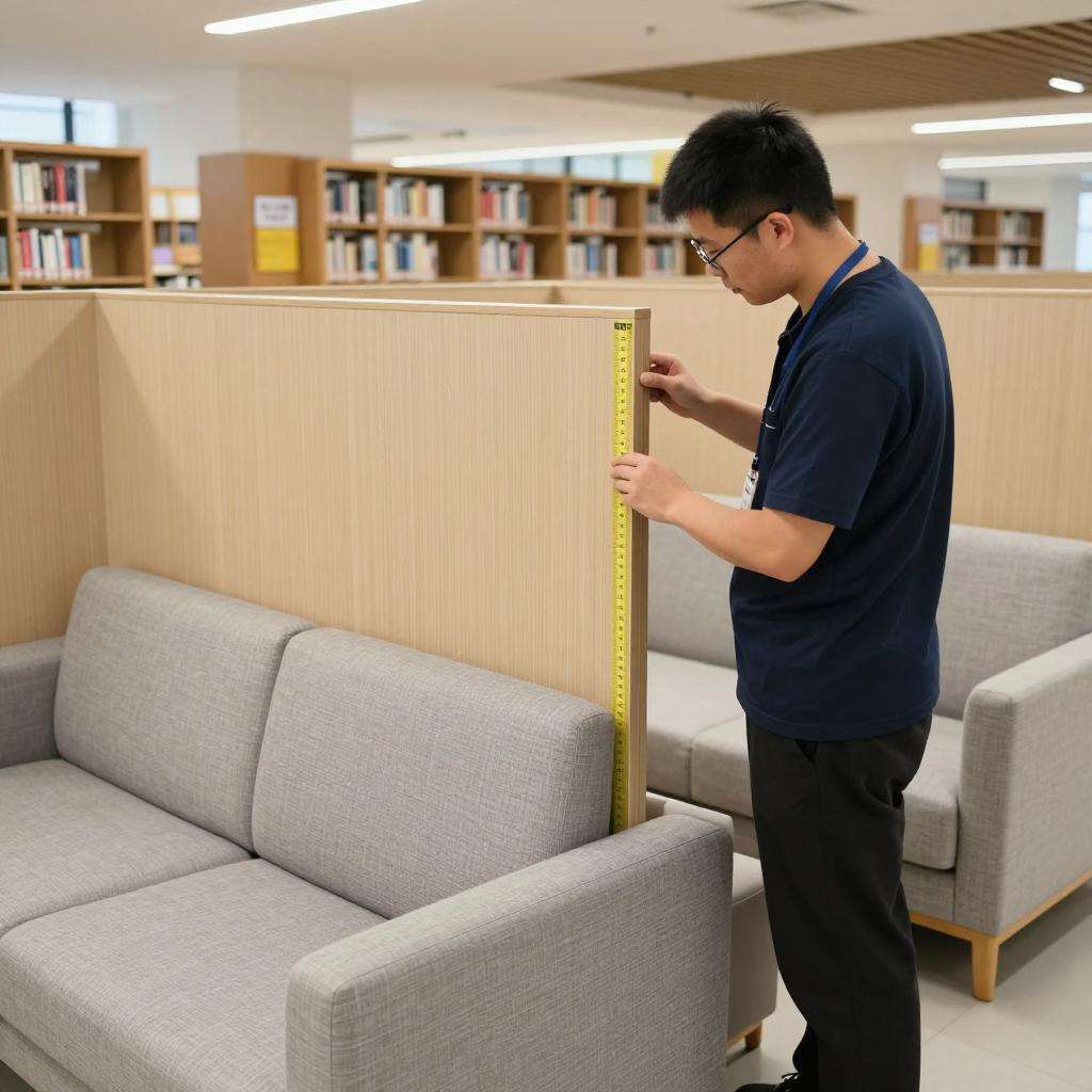 打造阅读角落：杭州图书馆休闲沙发隔断订制第一张图