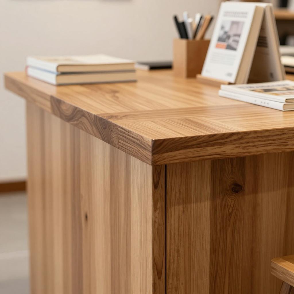 平凉路街道主题书店，专享木制中岛台定制第二张图