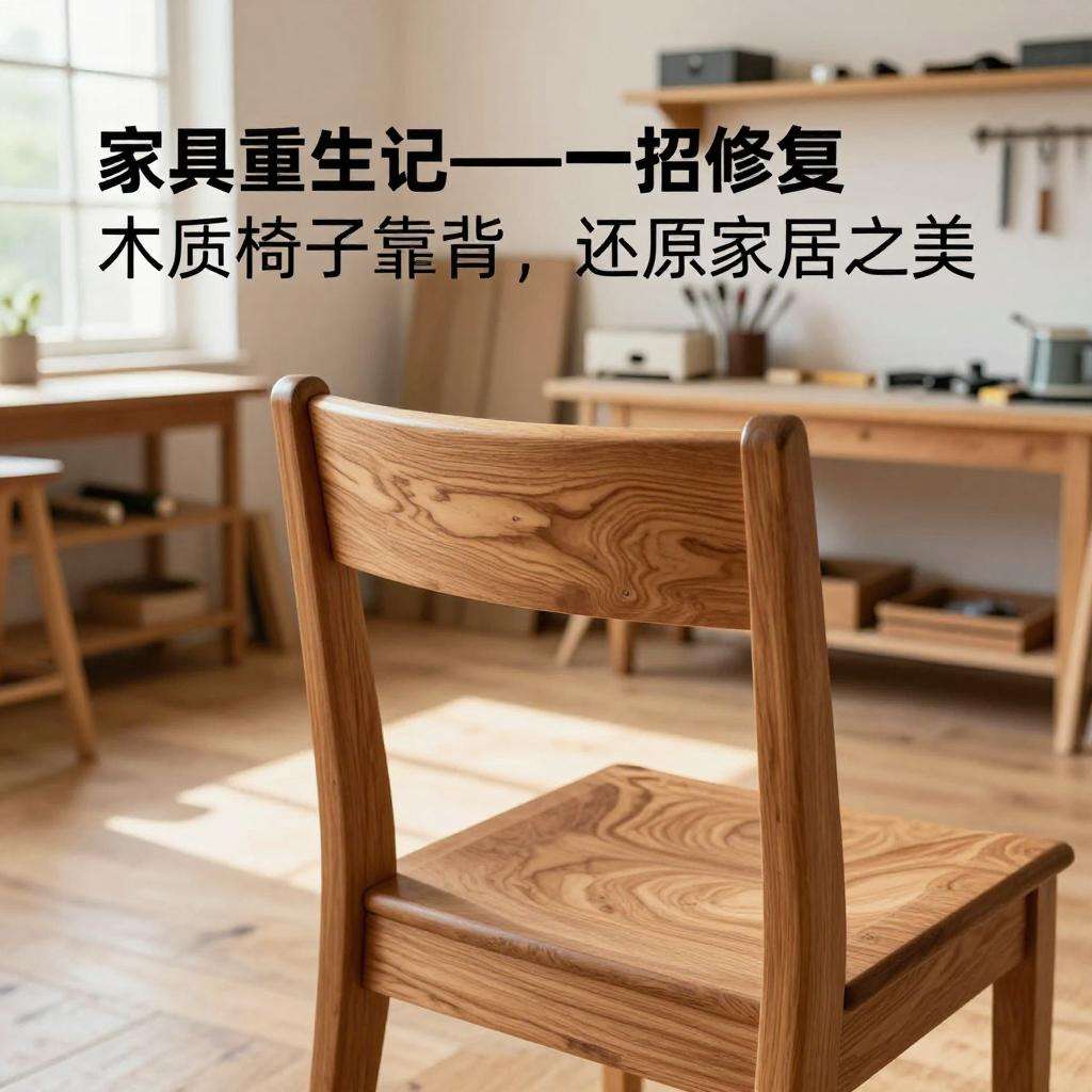 文章家具重生记：一招修复木质椅子靠背，还原家居之美