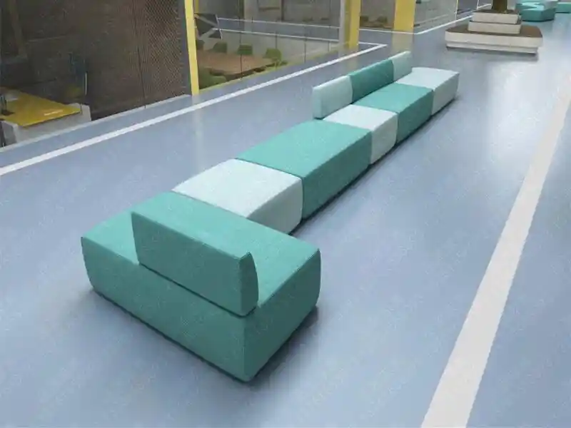 程家桥街道图书室培训教室，专业定制三人位培训桌